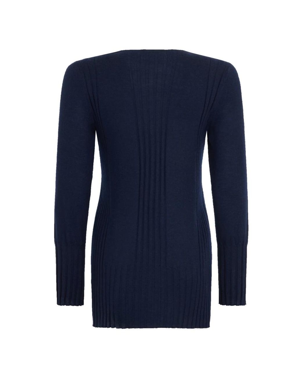 Malo Blue Long Knitwear