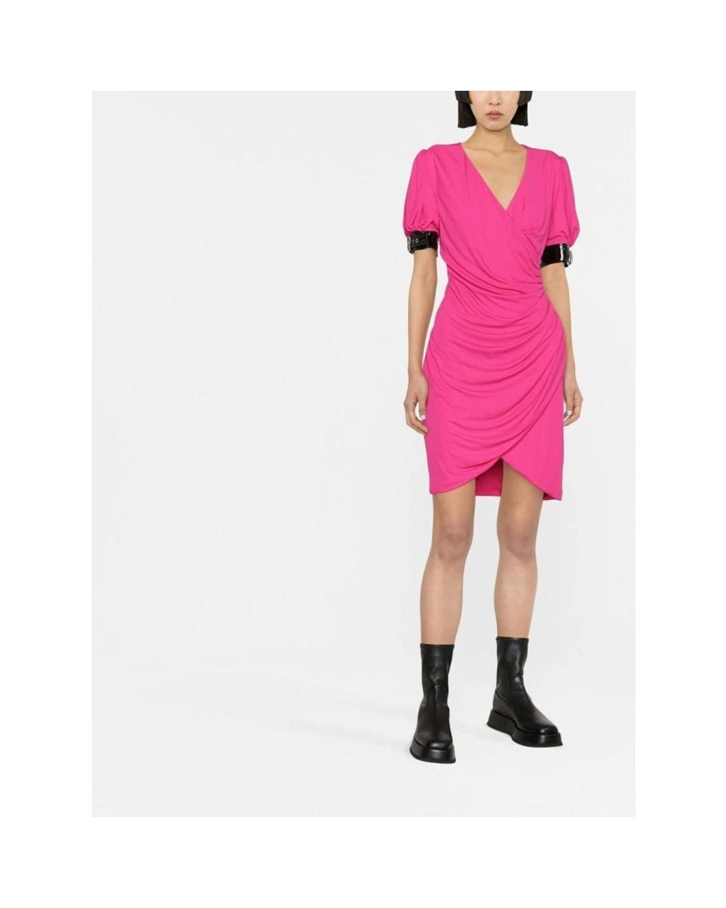 Moschino Pink Wrap Dresses
