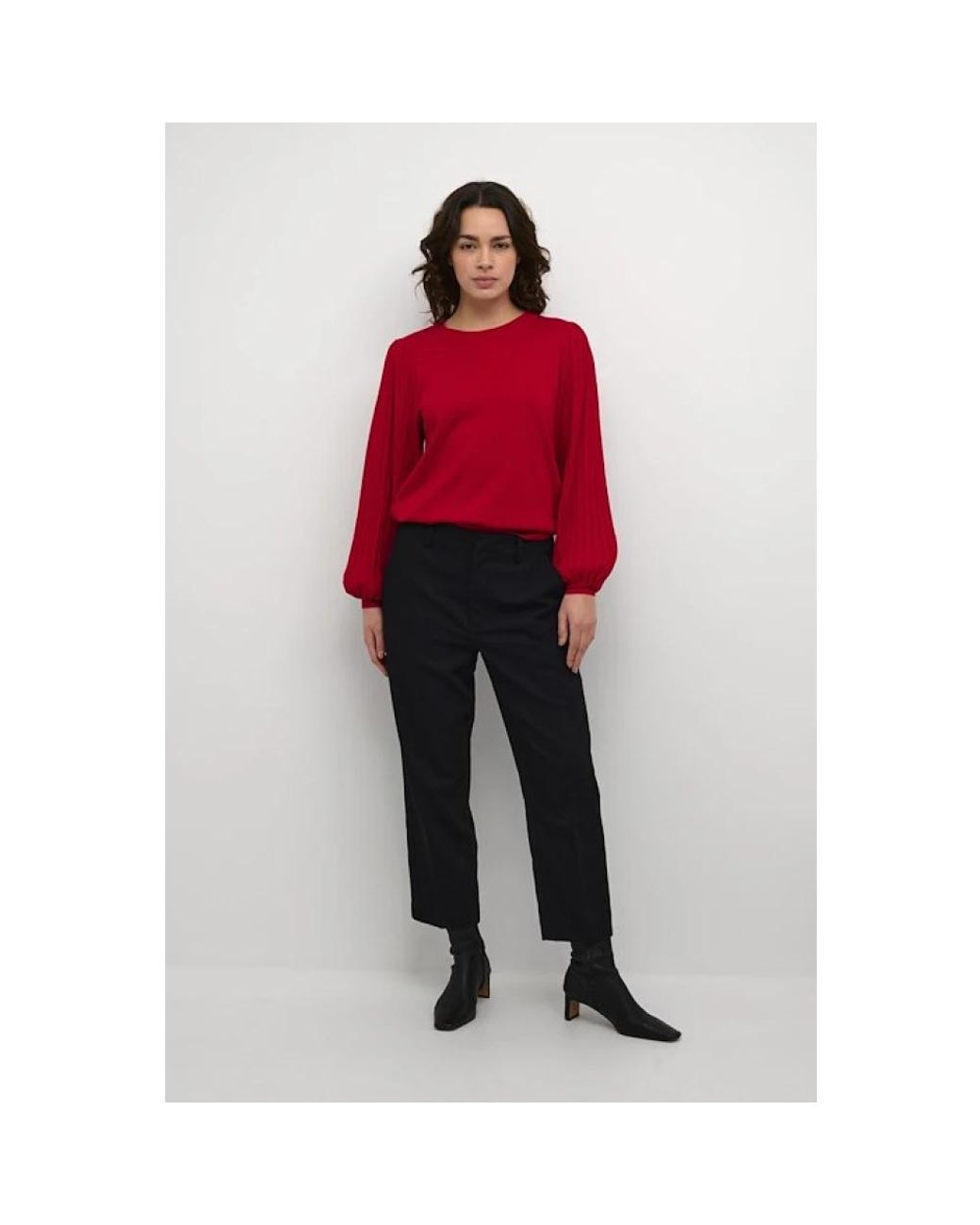 Kaffe Red Kalone Strickpullover