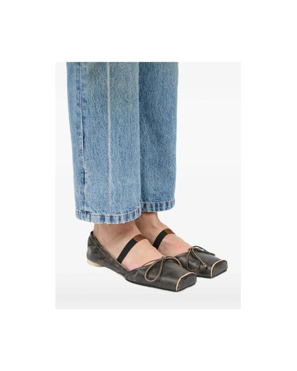 MM6 by Maison Margiela Black Ballerina Shoes