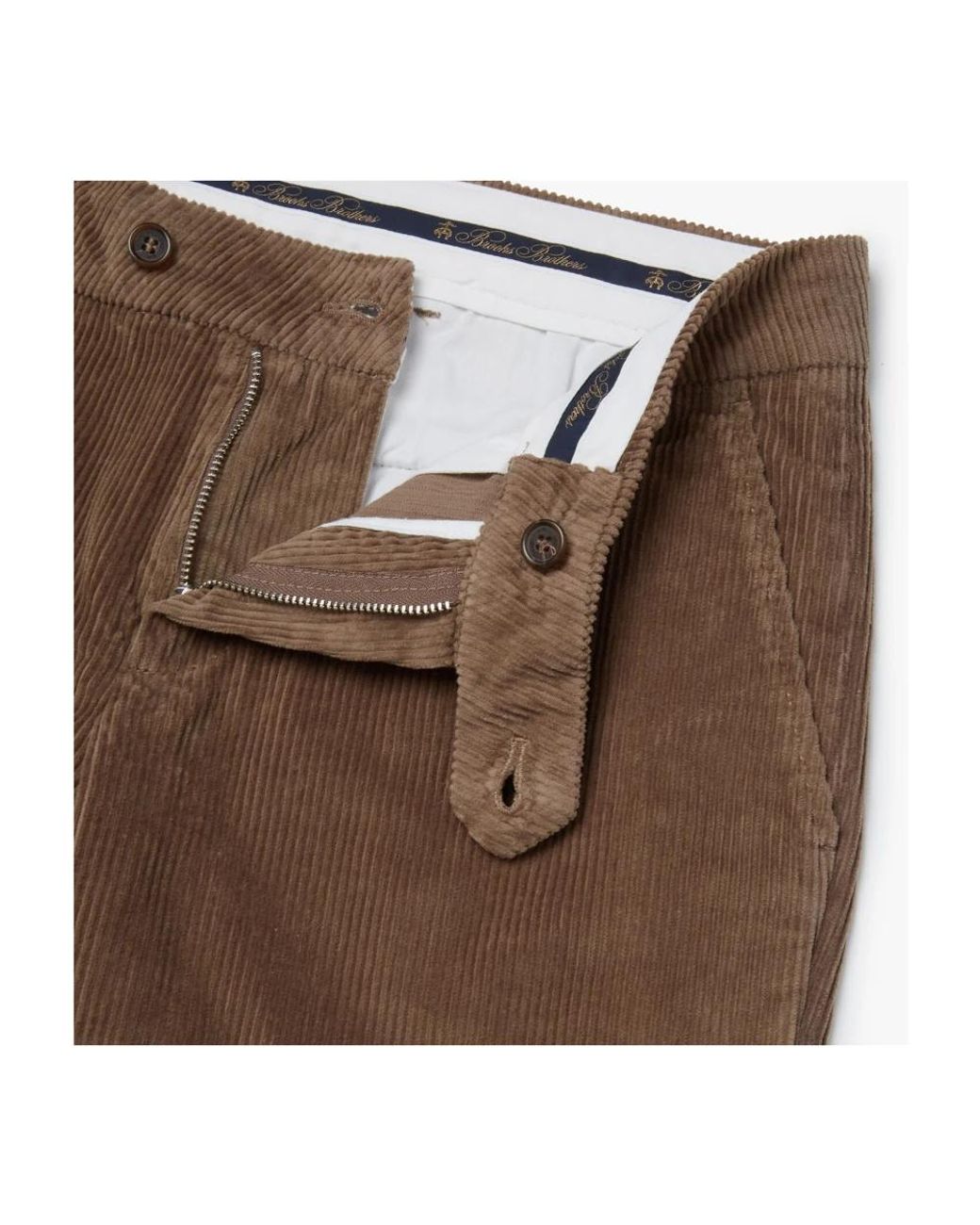 Brooks Brothers Brown Straight Trousers for men