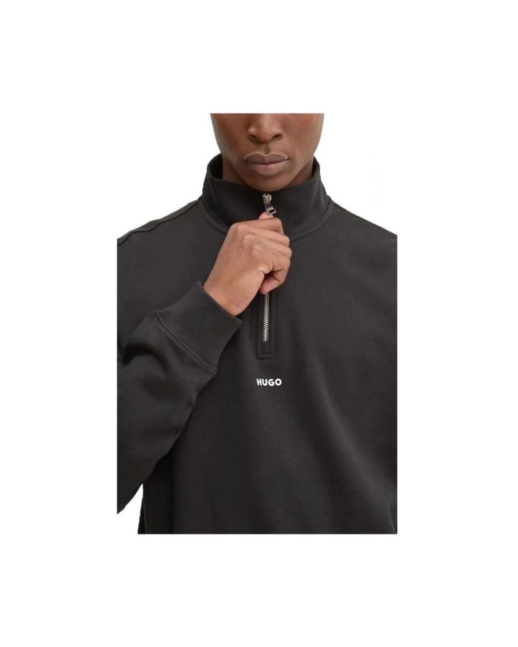 HUGO Black Zip-Throughs for men