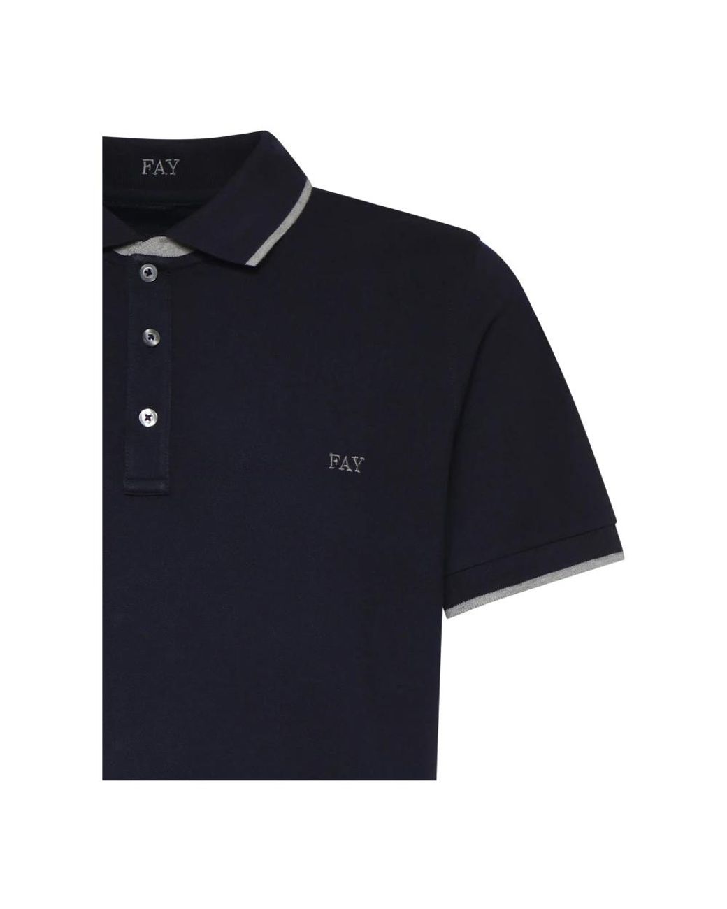 Fay Blue Polo Shirts for men