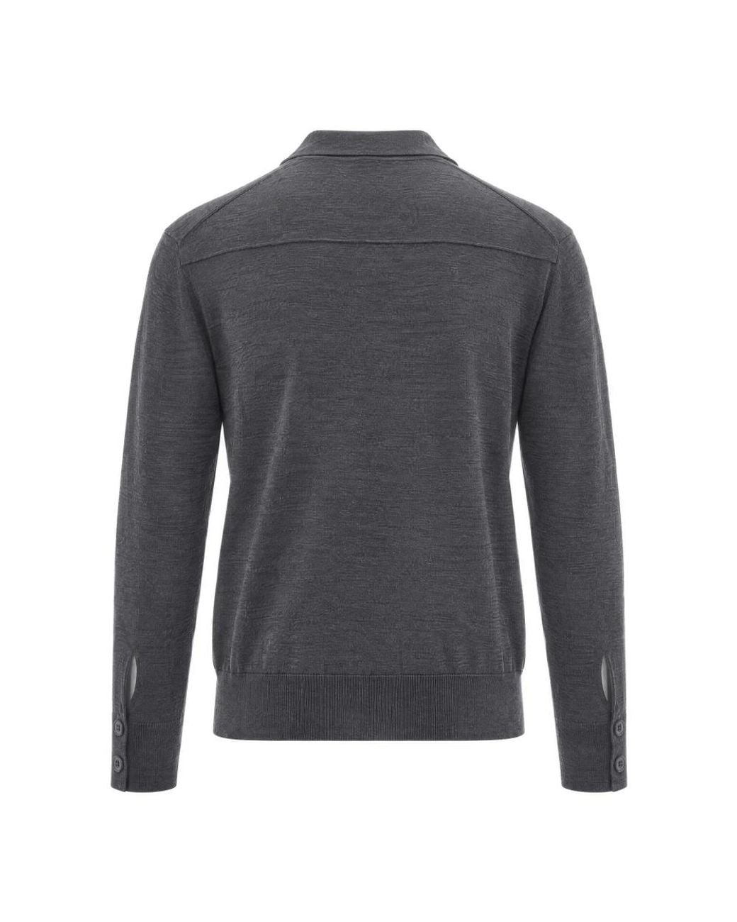 Paolo Pecora Gray Cardigans for men