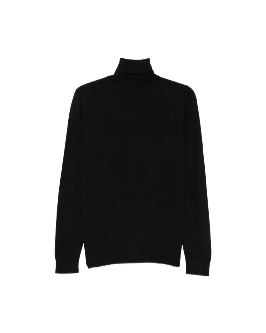 Alpha Studio Feinstrick Rollkragenpullover in Black für Herren