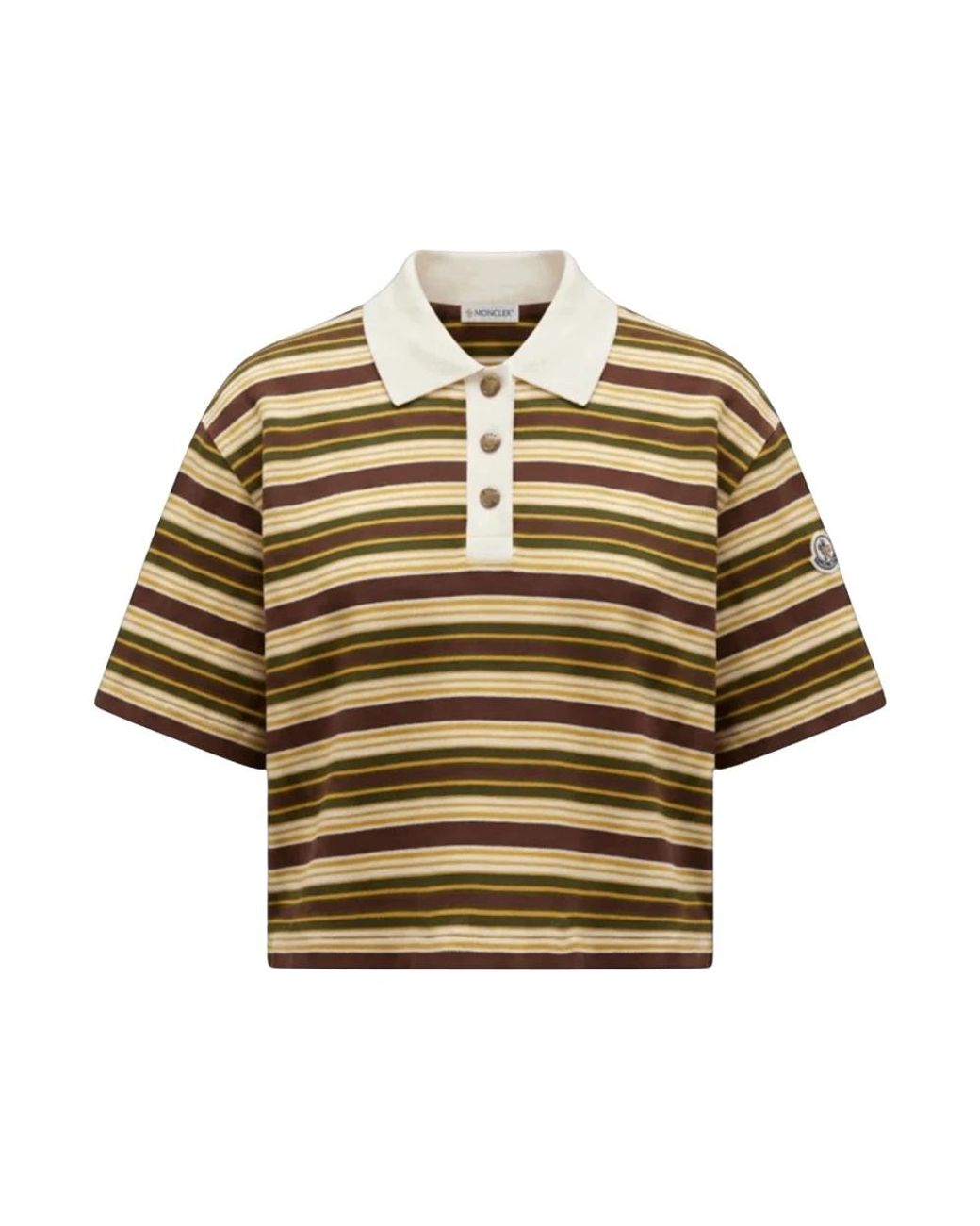 Moncler Metallic Polo Shirts for men