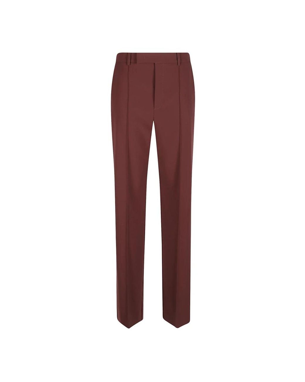 Patrizia Pepe Red Wide Trousers