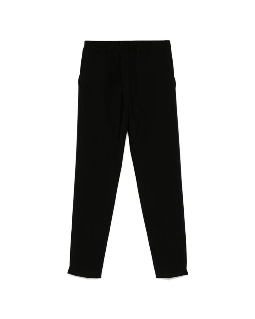 D.exterior Black Slim-Fit Trousers