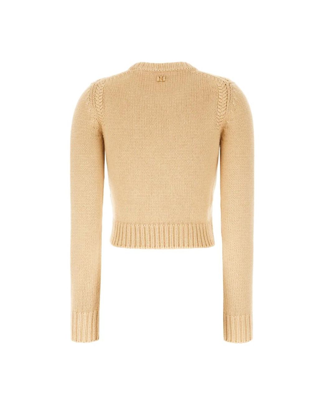Chloé Natural Round-Neck Knitwear