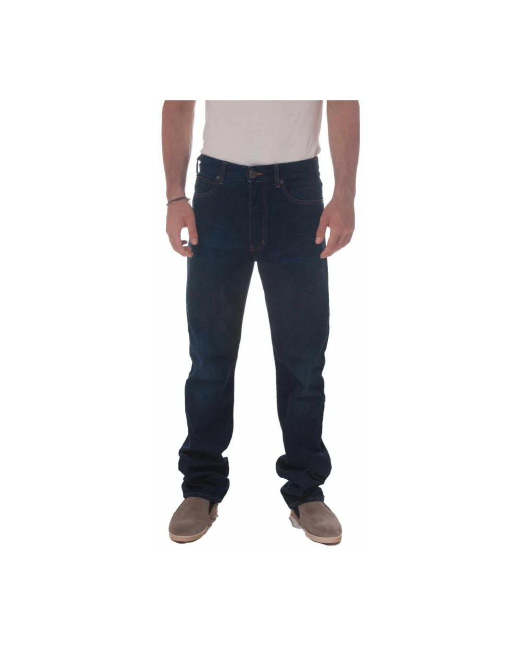 Armani Jeans Blue Straight Fit Jeans for men