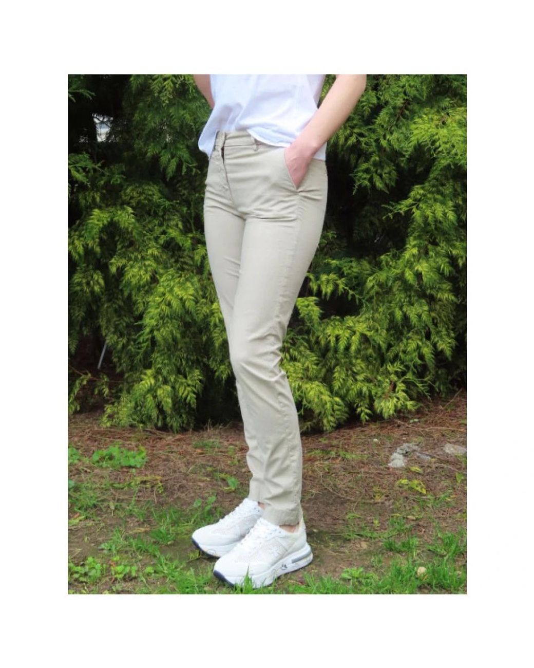 Mason's Gray Slim-Fit Trousers