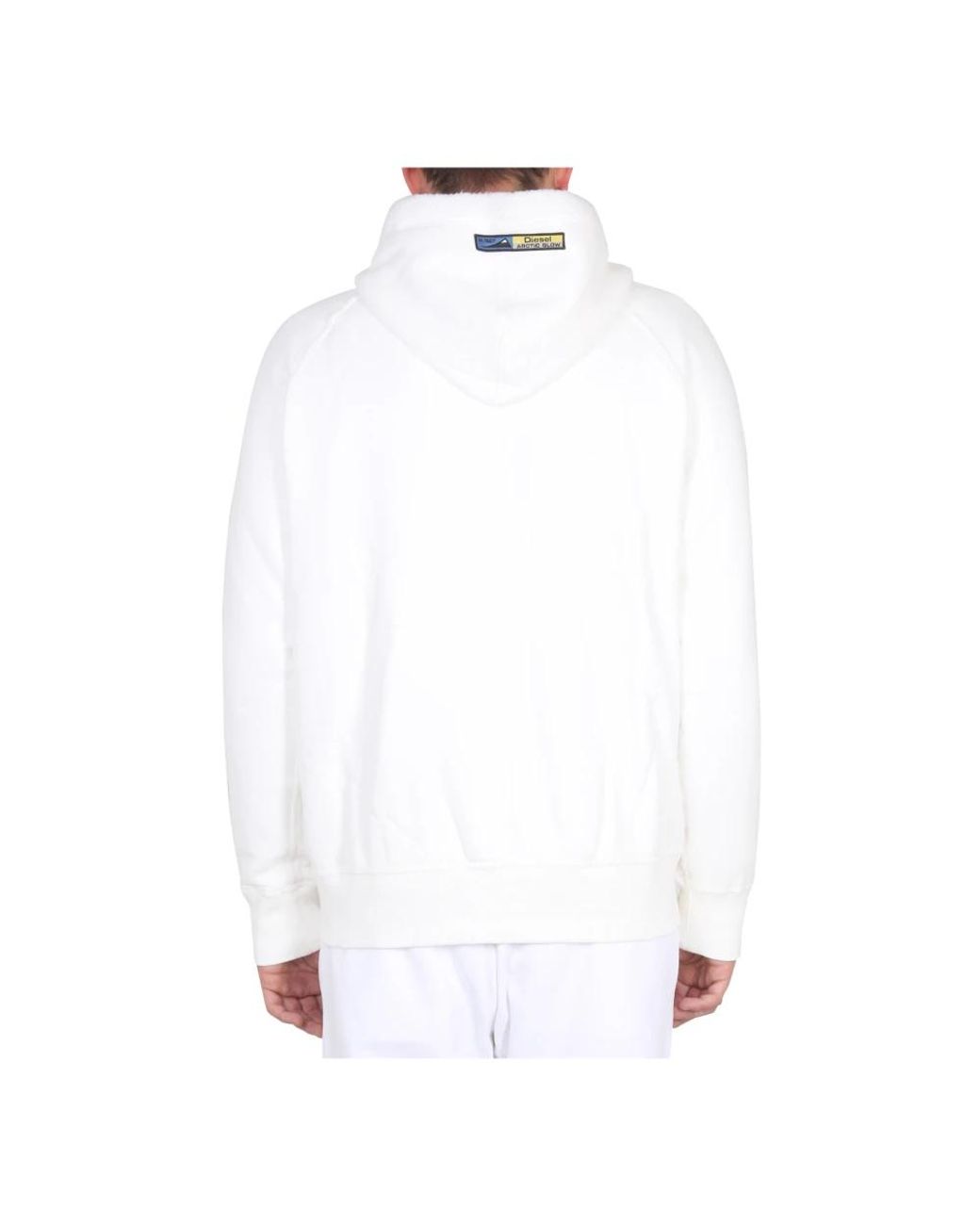 DIESEL White Zip-Throughs for men