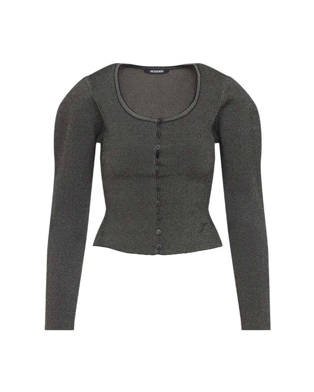 Jacquemus Sera Cardigan in het Gray