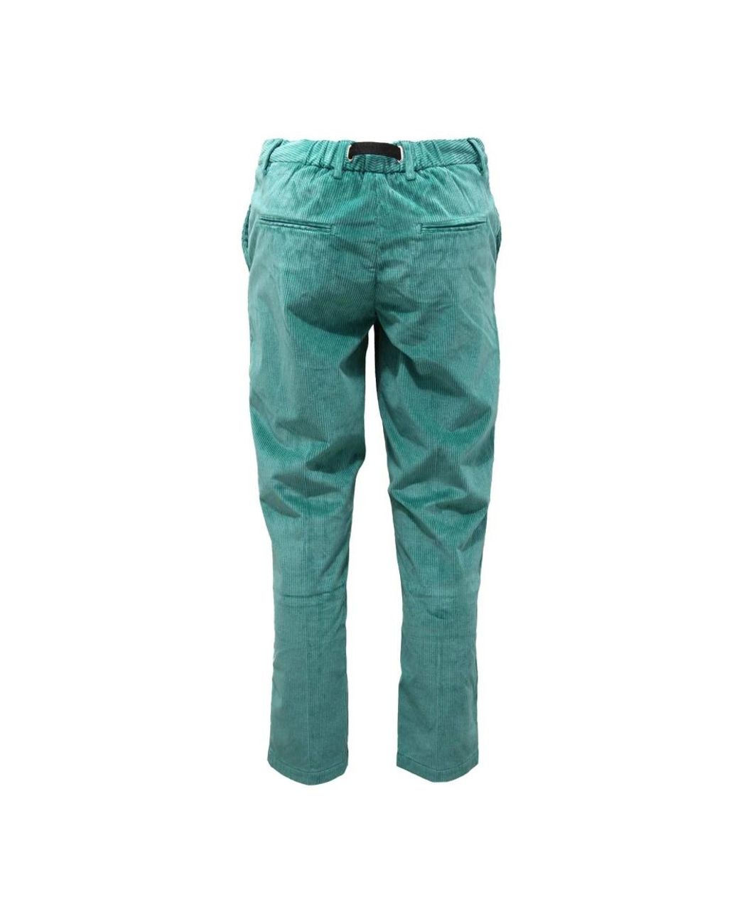 White Sand Green Tapered Trousers