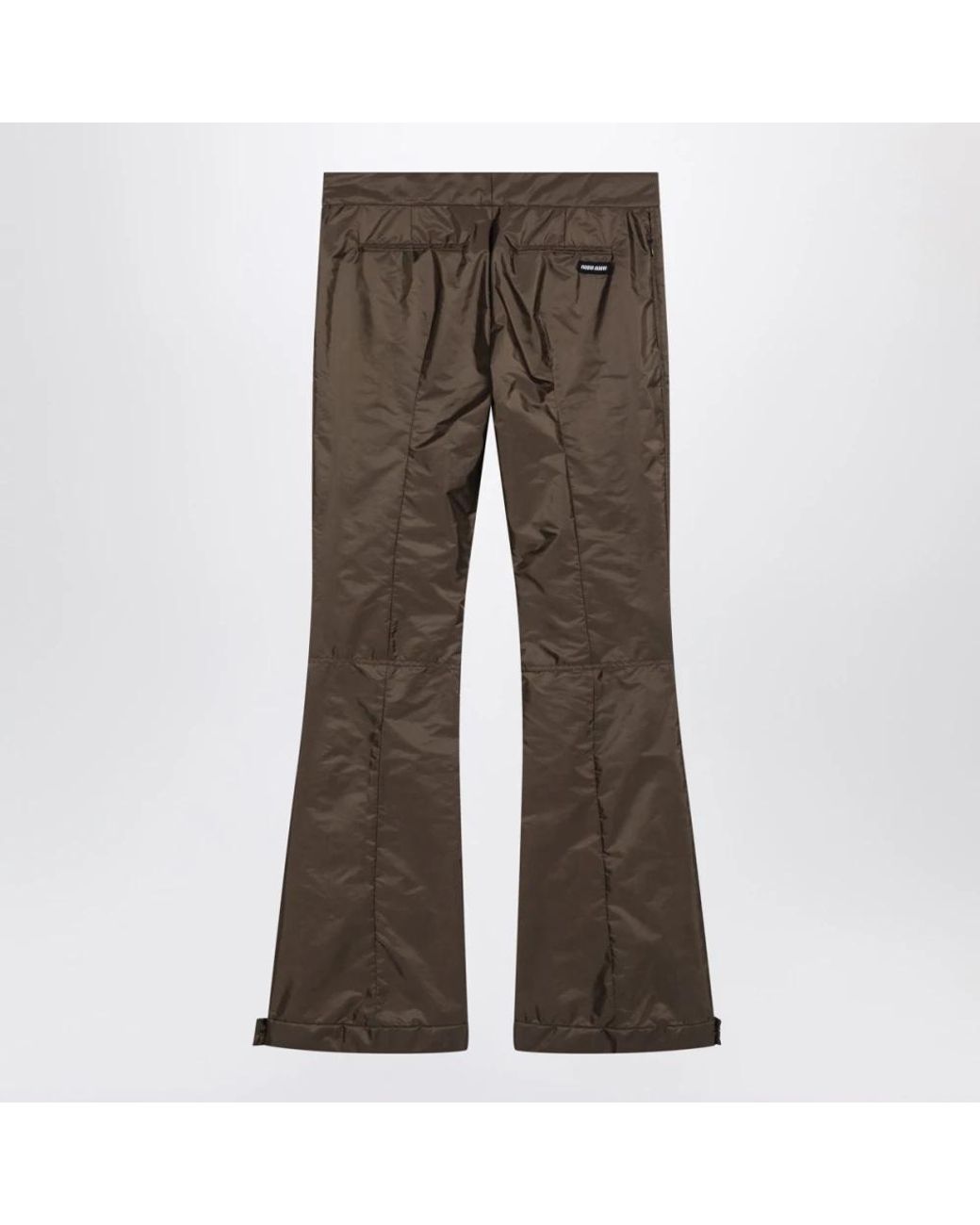 Miu Miu Brown Straight Trousers