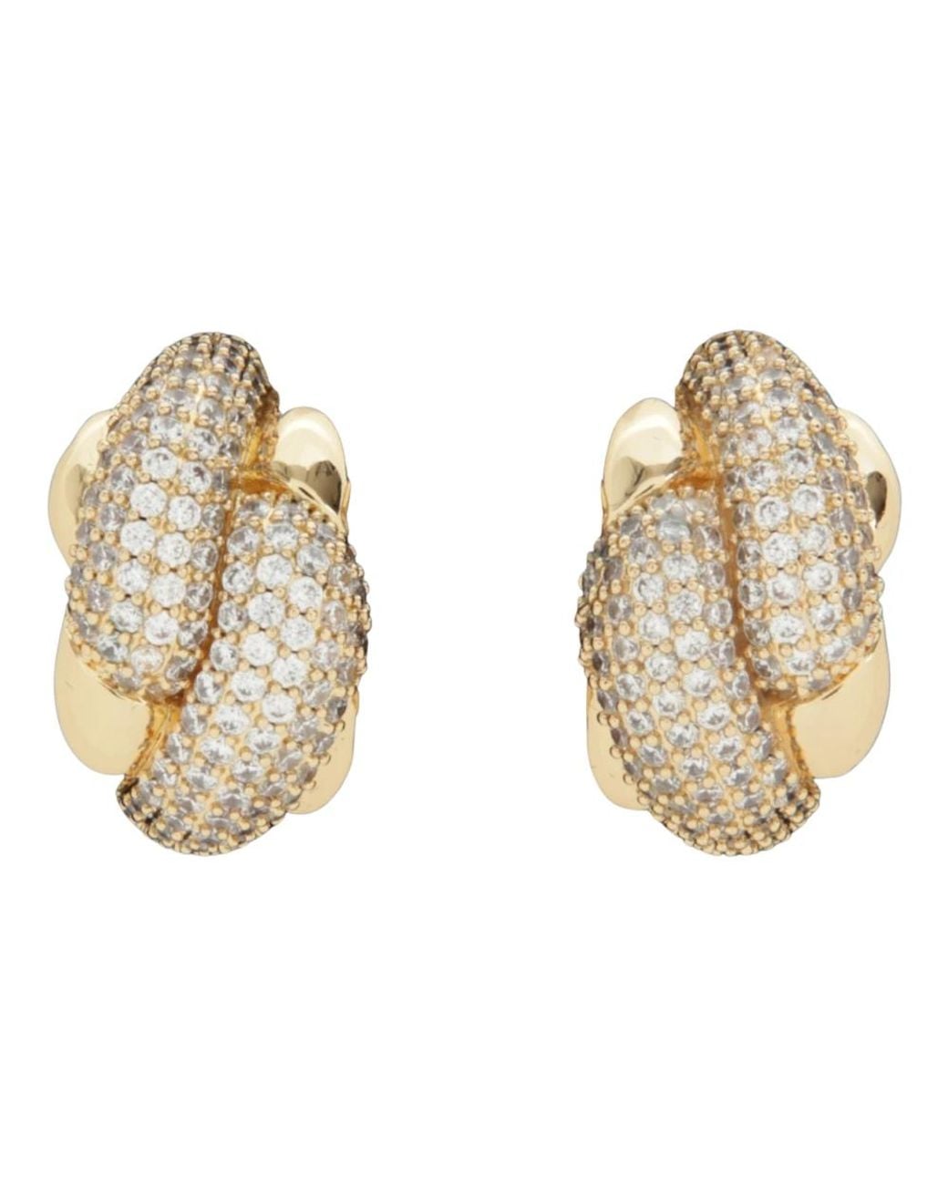 Earrings di Self-Portrait in Metallic