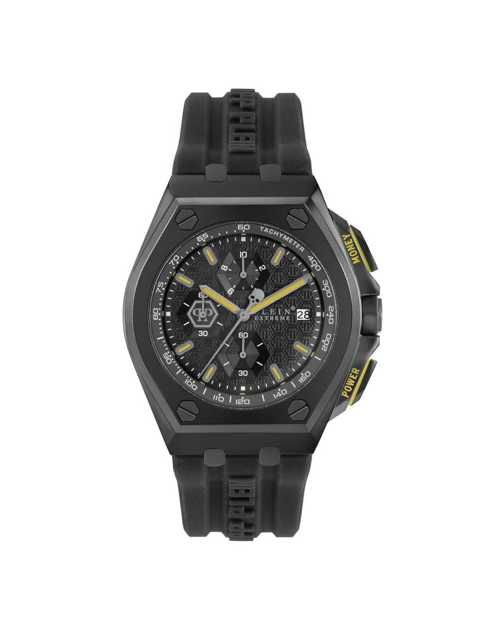 Philipp Plein Extreme 44Mm in het Black voor heren