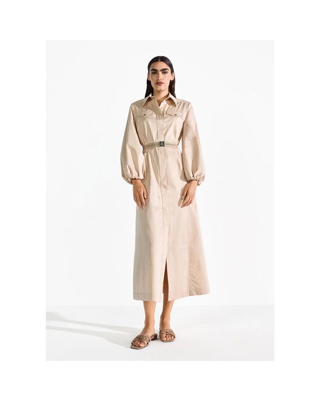 Midi Dresses Riani de color Natural