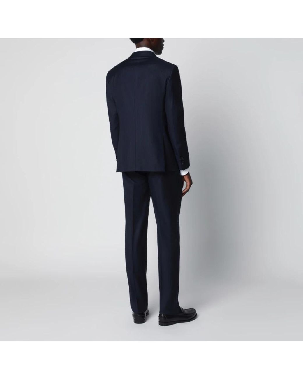Luigi Bianchi Blue Single Breasted Suits for men
