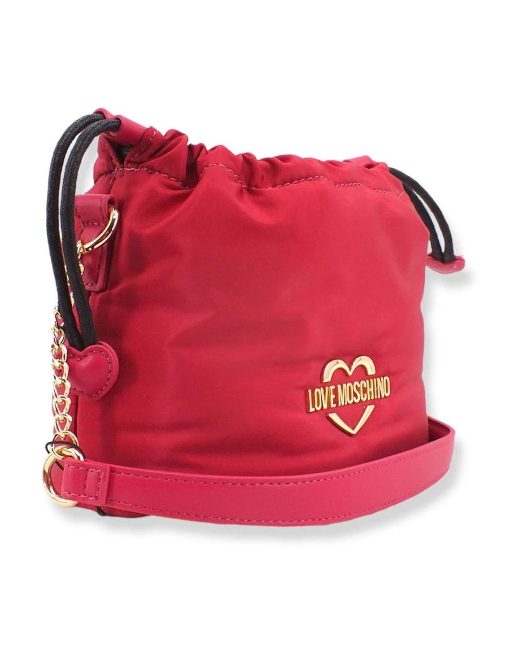 Love Moschino Red Bucket Bags