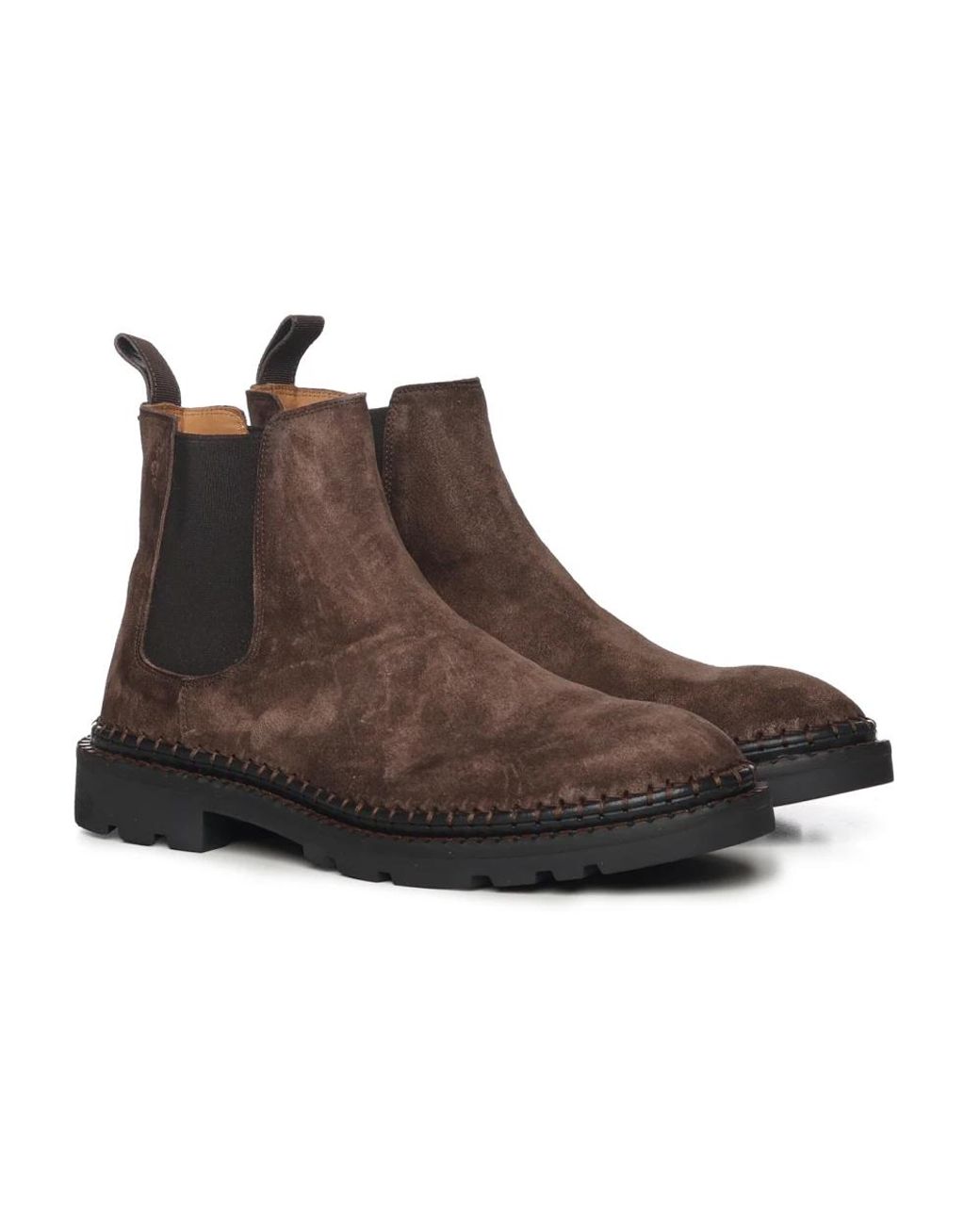 Alexander Hotto Brown Chelsea Boots for men