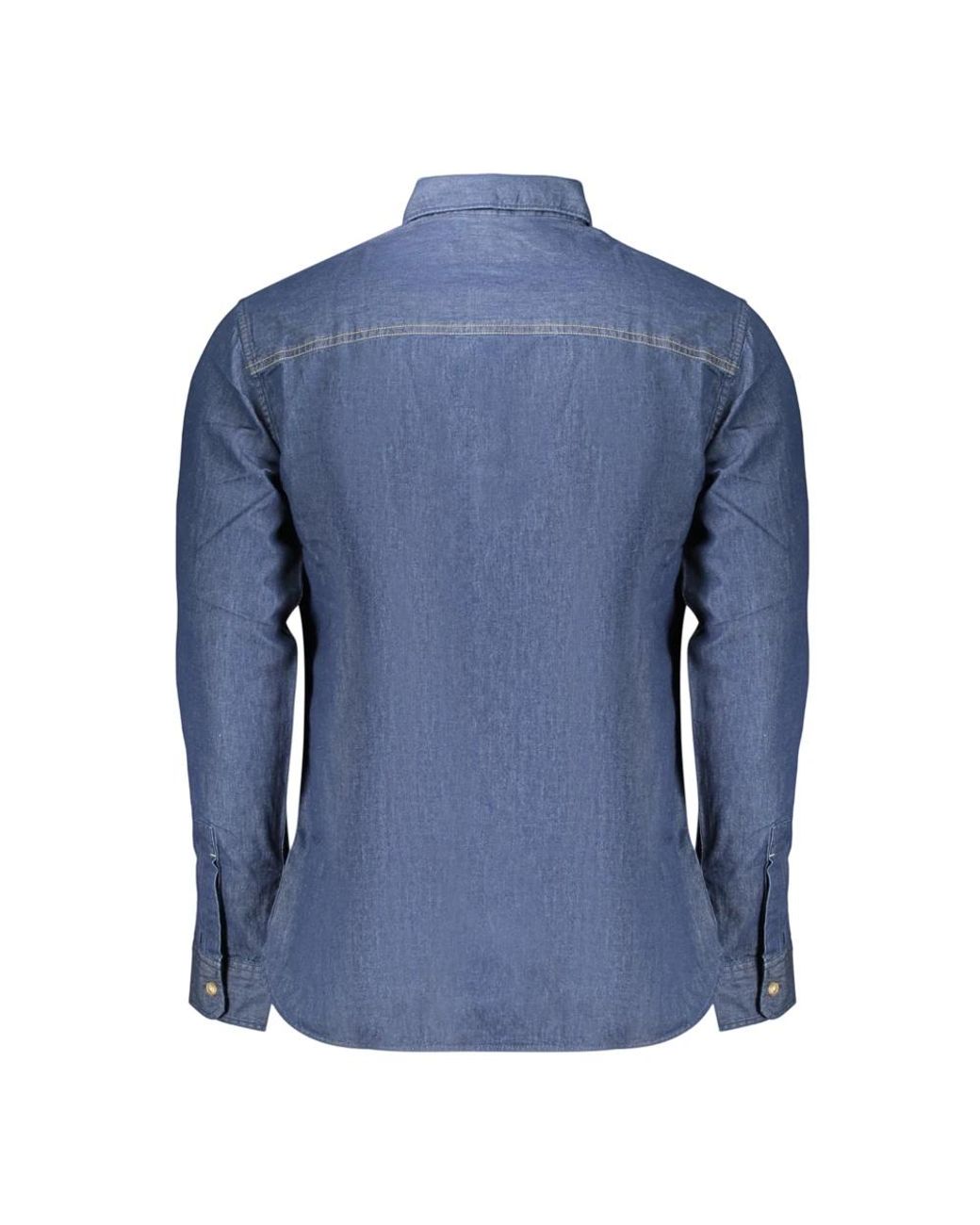 Pepe Jeans Blue Denim Shirts for men