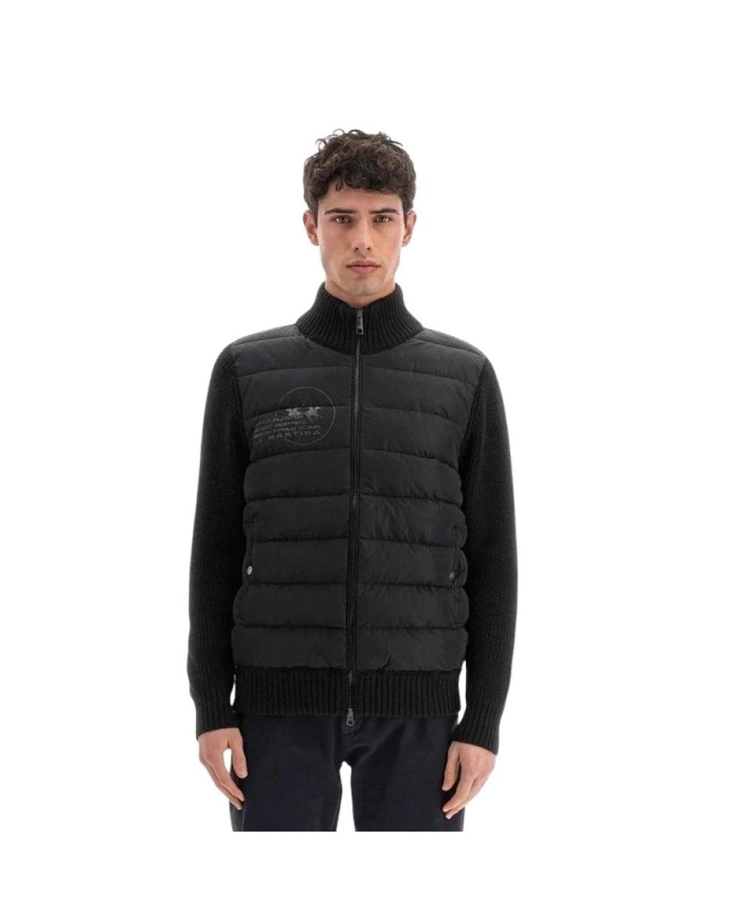 Light Jackets La Martina de hombre de color Black