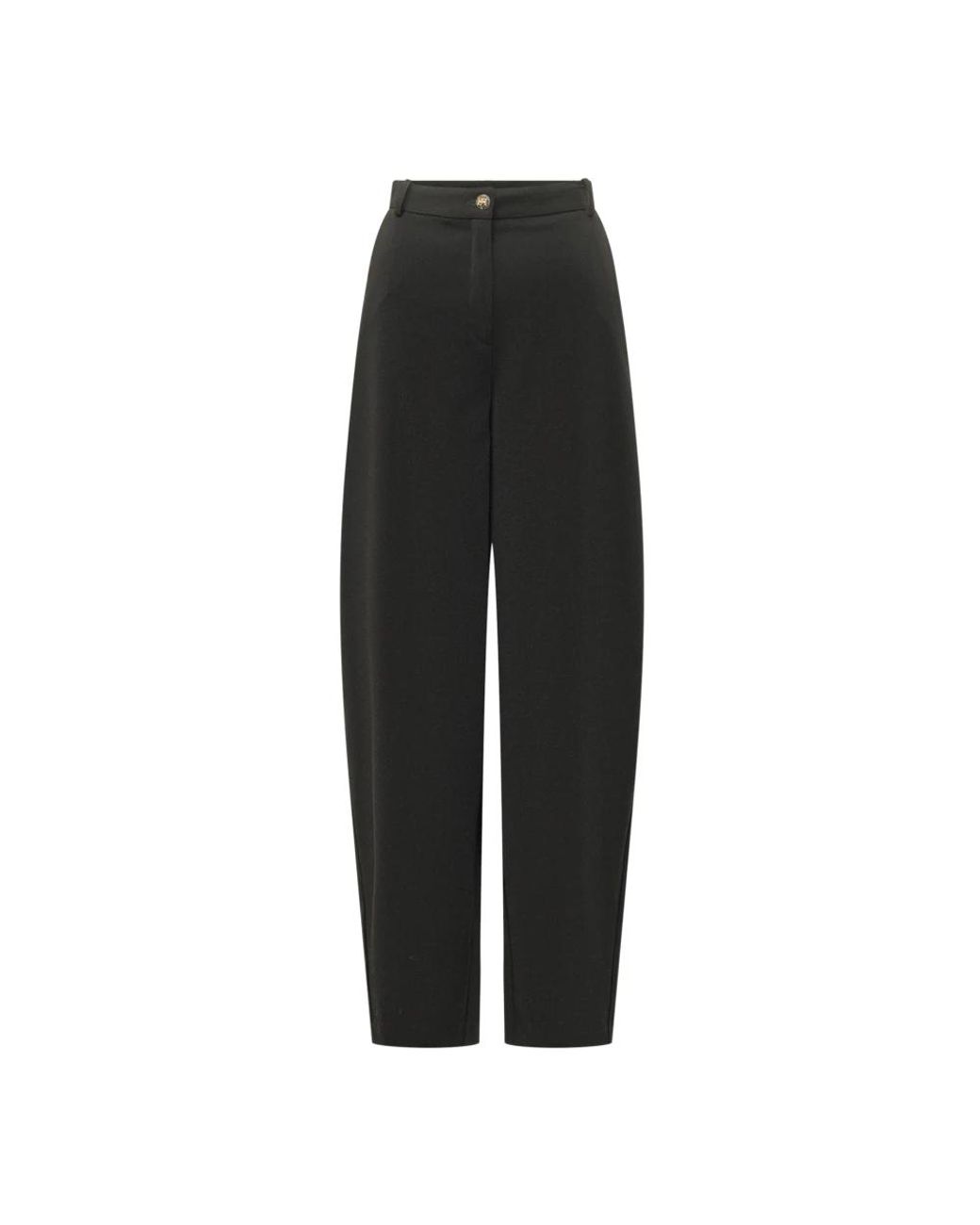 Elisabetta Franchi Black Wide Trousers