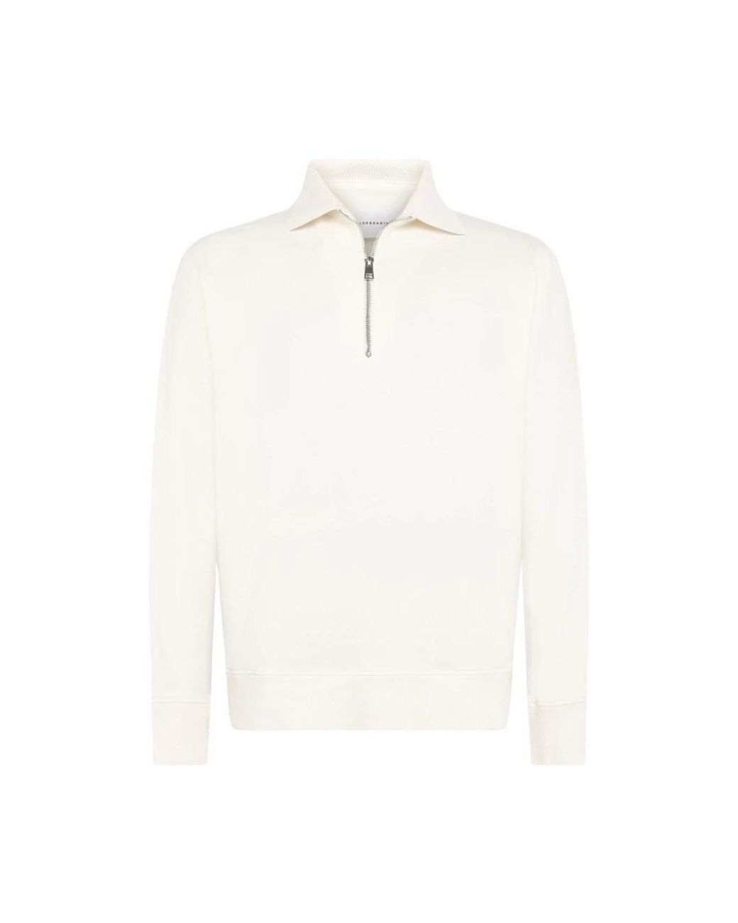 Baldessarini White Round-Neck Knitwear for men
