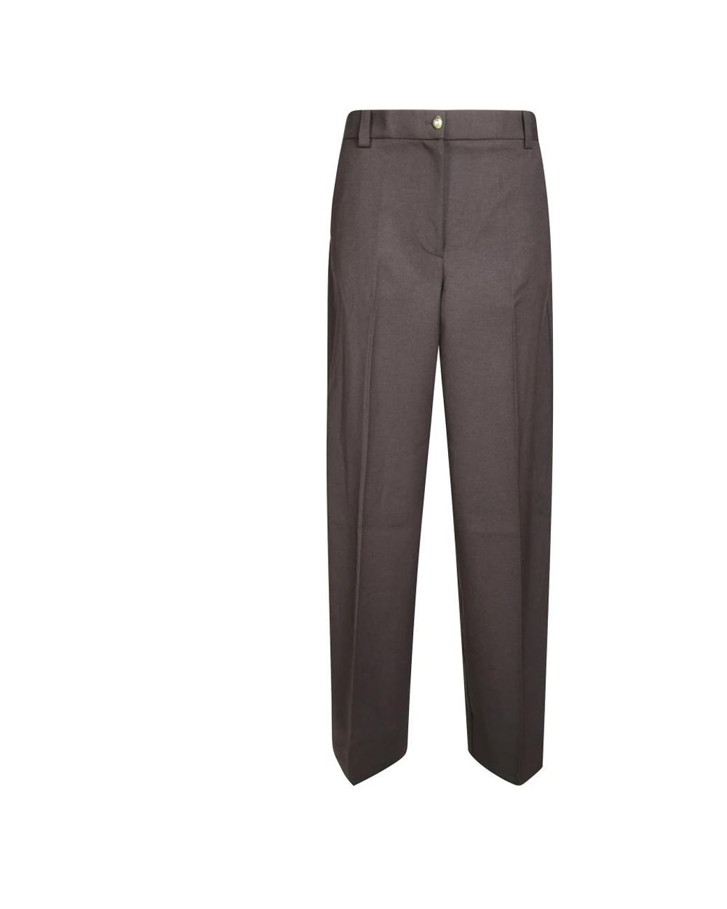 Pinko Gray Straight Trousers