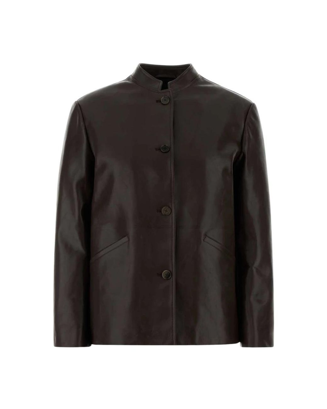 Leather Jackets Jil Sander en coloris Black