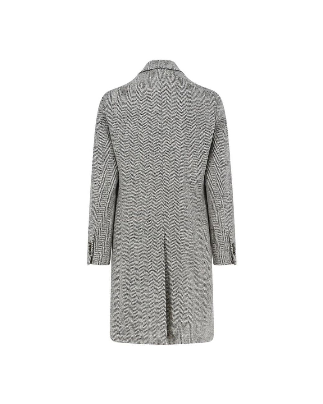 Double-Breasted Coats Lardini de hombre de color Gray