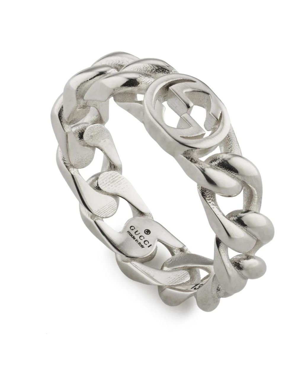 Gucci Metallic Interlocking Ring