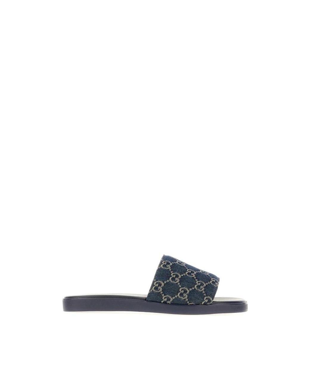 Gucci Slide Sandal in het Blue voor heren