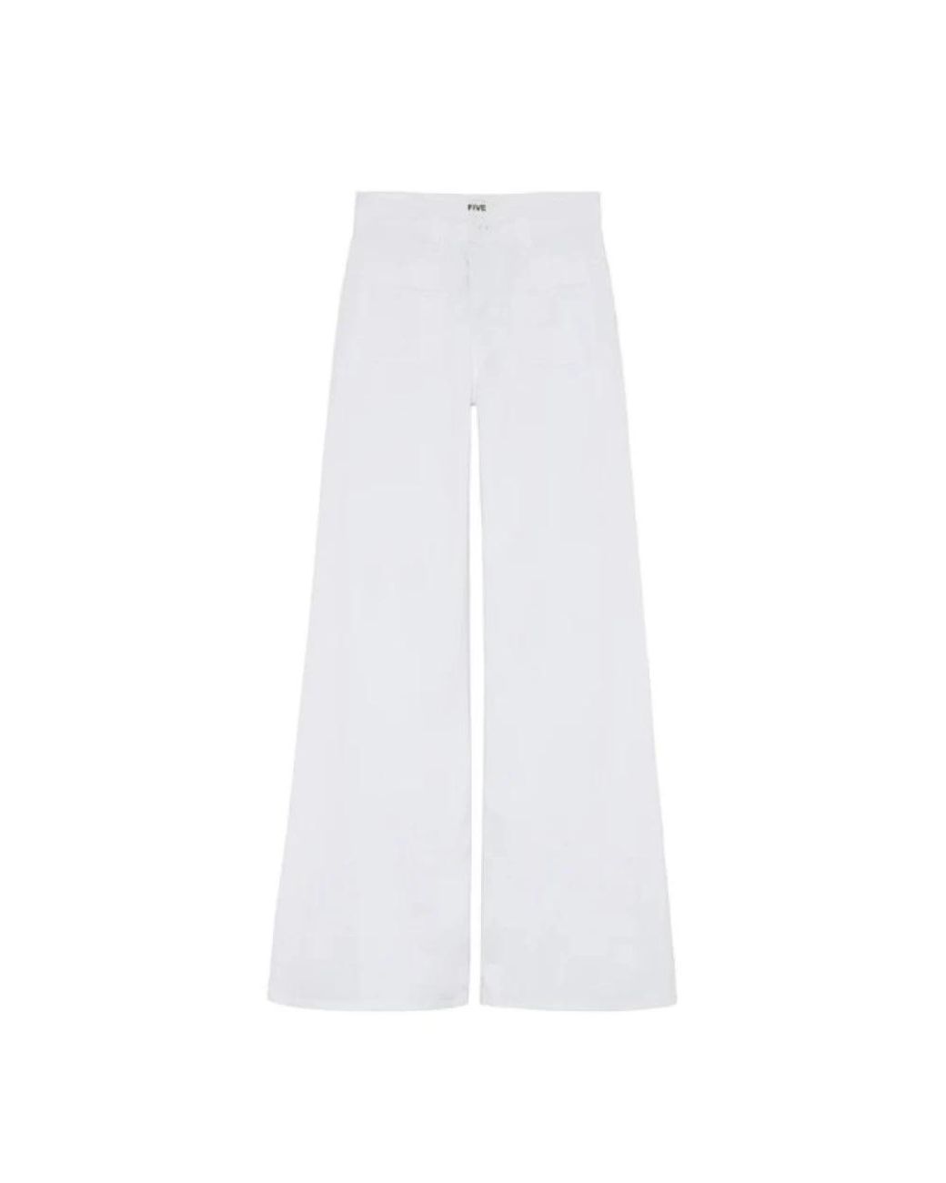 Five Jeans White Wide Trousers