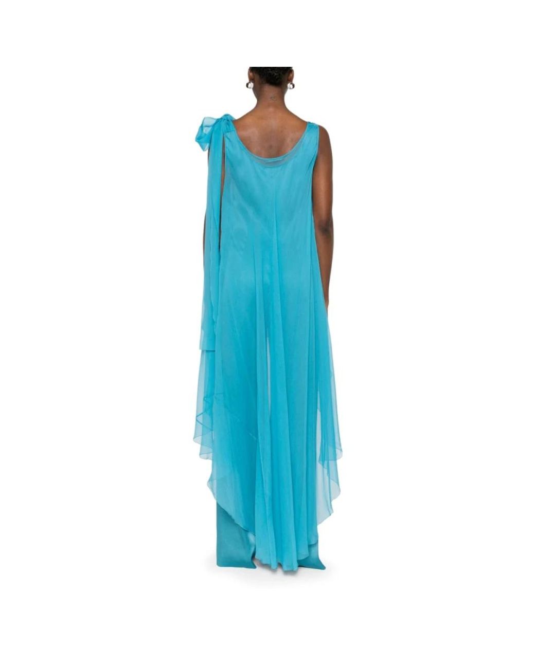 Alberta Ferretti Blue Jumpsuits