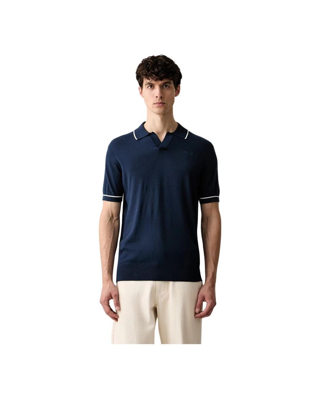 Karl Lagerfeld Polo in het Blue voor heren