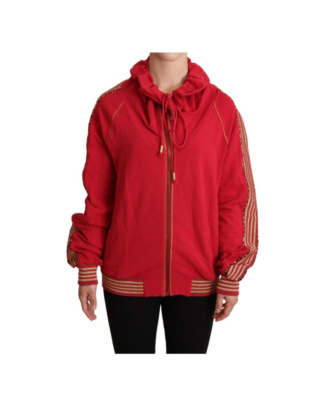 John Galliano Red Zip-Throughs