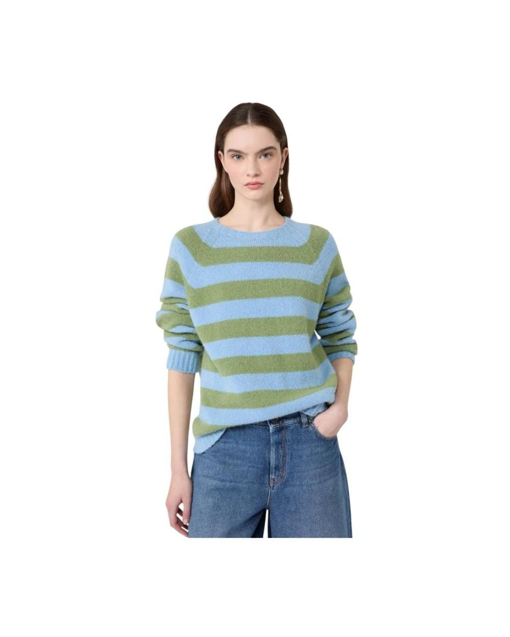 Round-Neck Knitwear Weekend by Maxmara en coloris Green