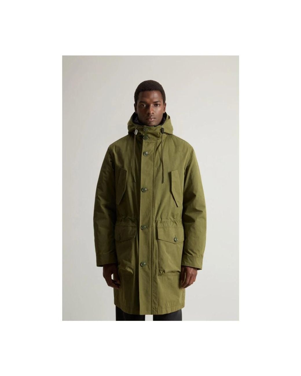 Parkas Woolrich de hombre de color Green