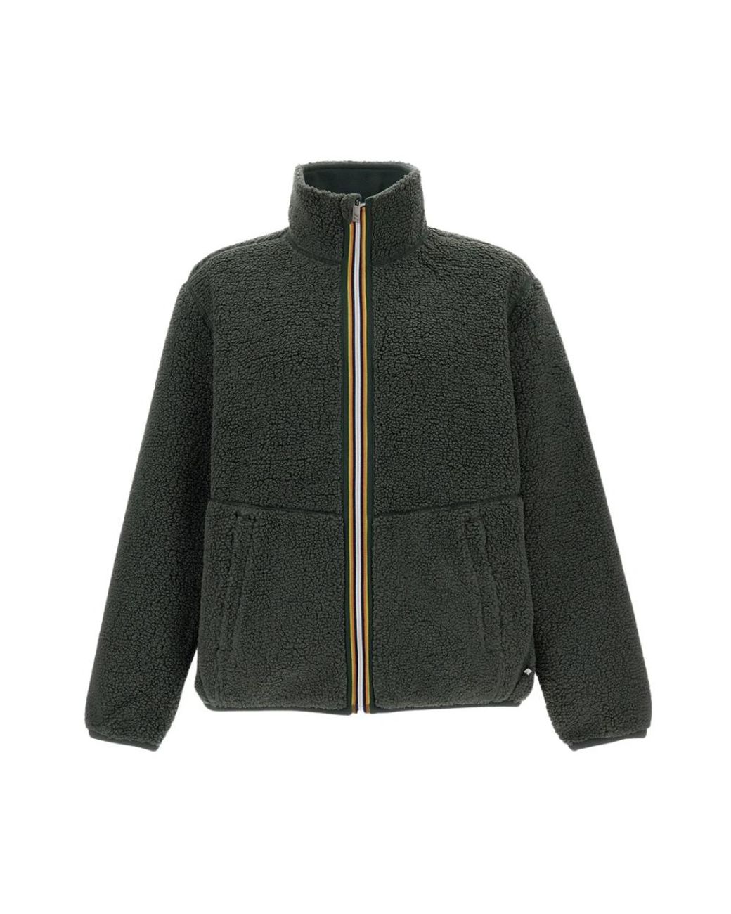 K-Way Green Zip-Throughs for men