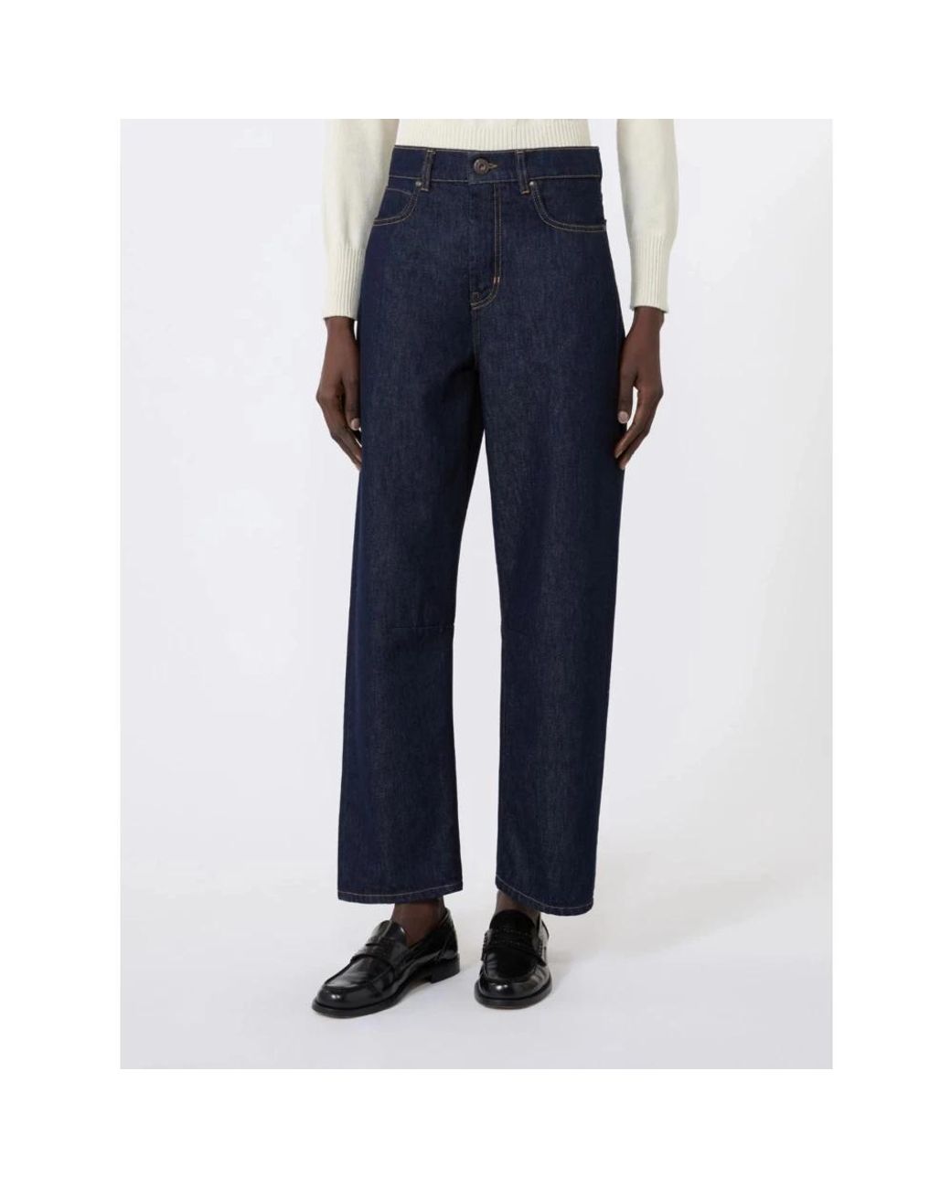 Weekend by Maxmara Blue Straight Fit Jeans
