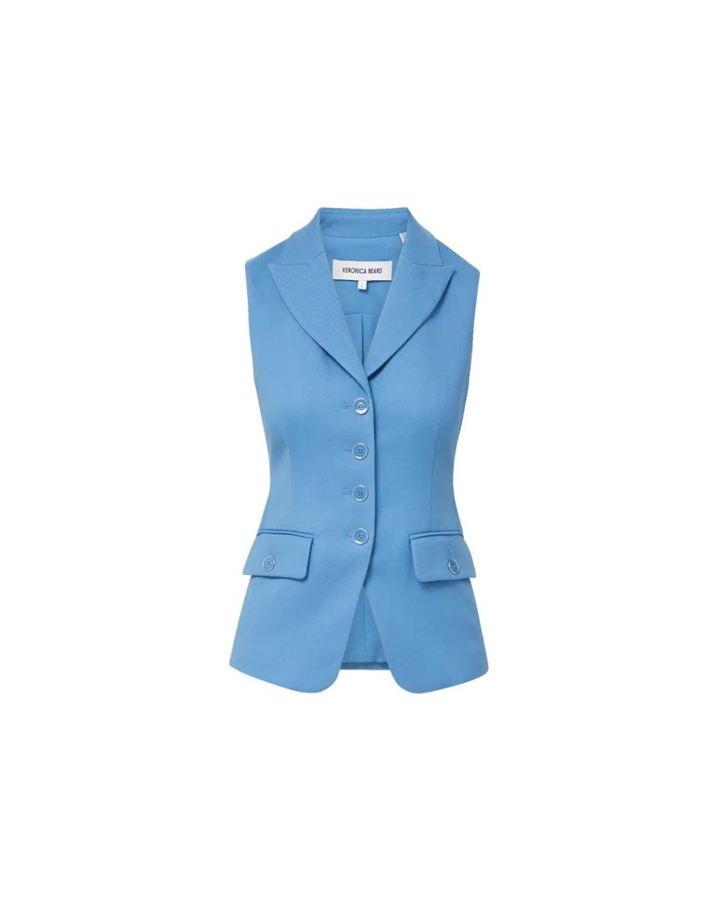 Veronica Beard Blue Waistcoats