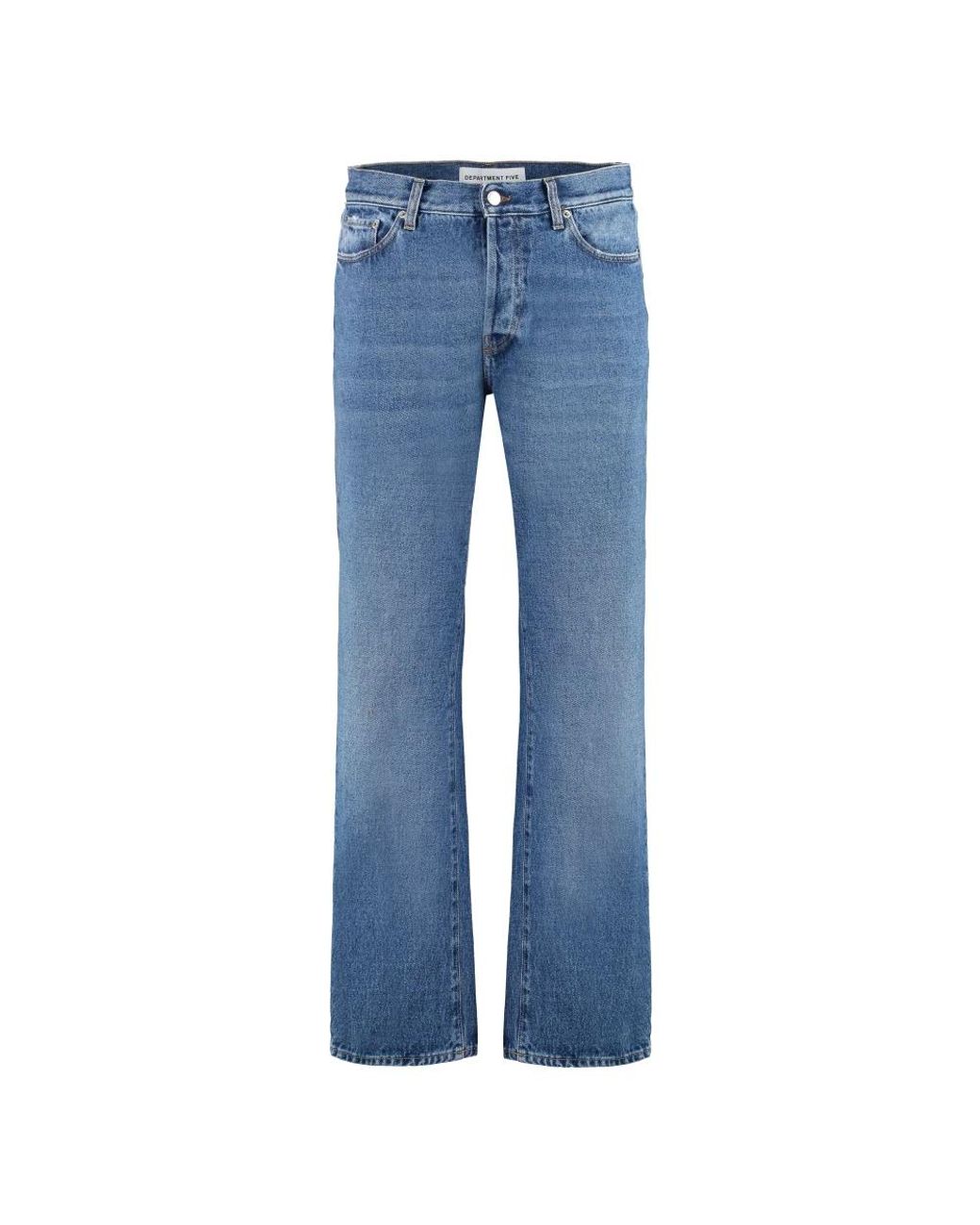 Department 5 Blue Straight Fit Jeans for men