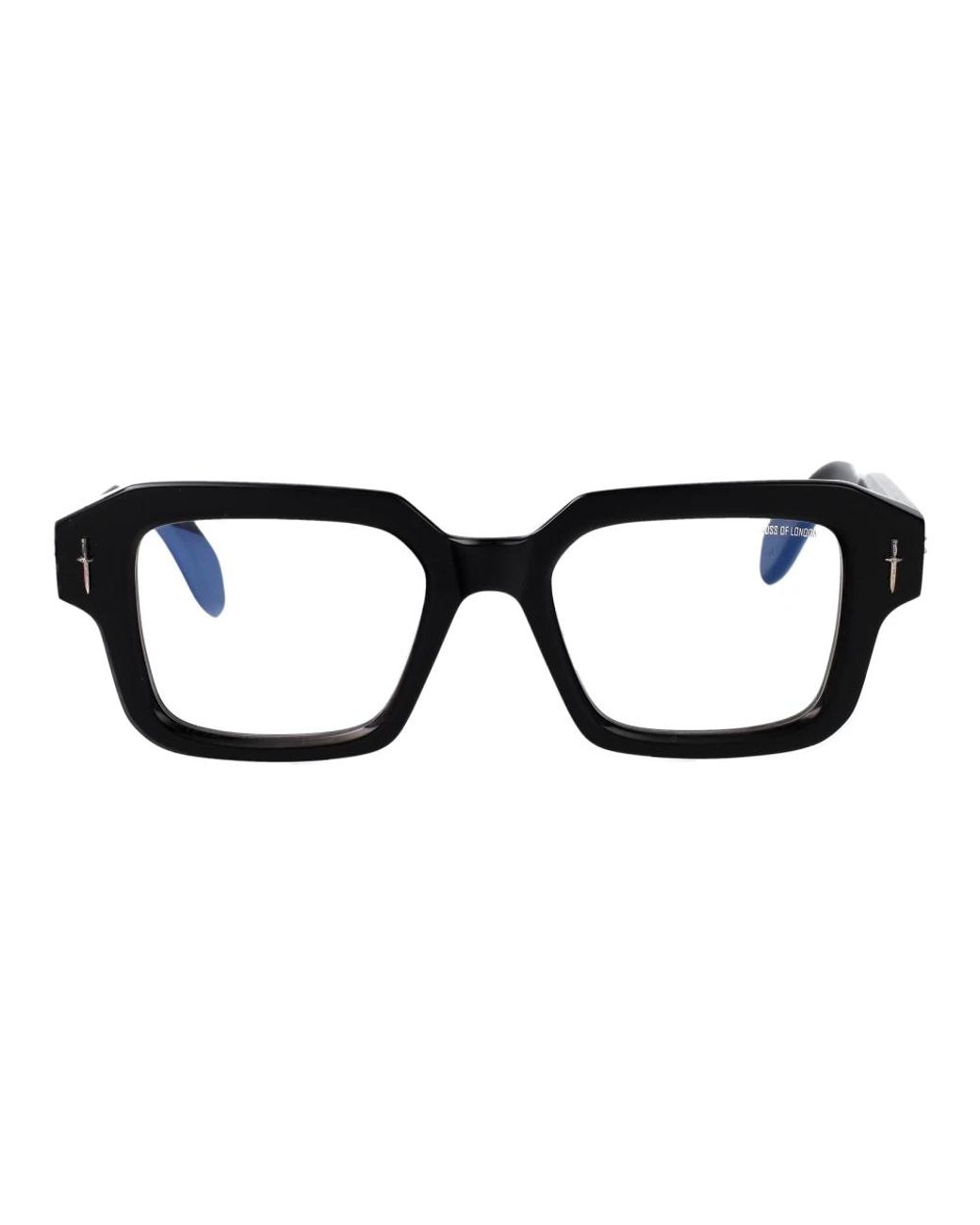 Cutler & Gross Black Bones Link Square Optical