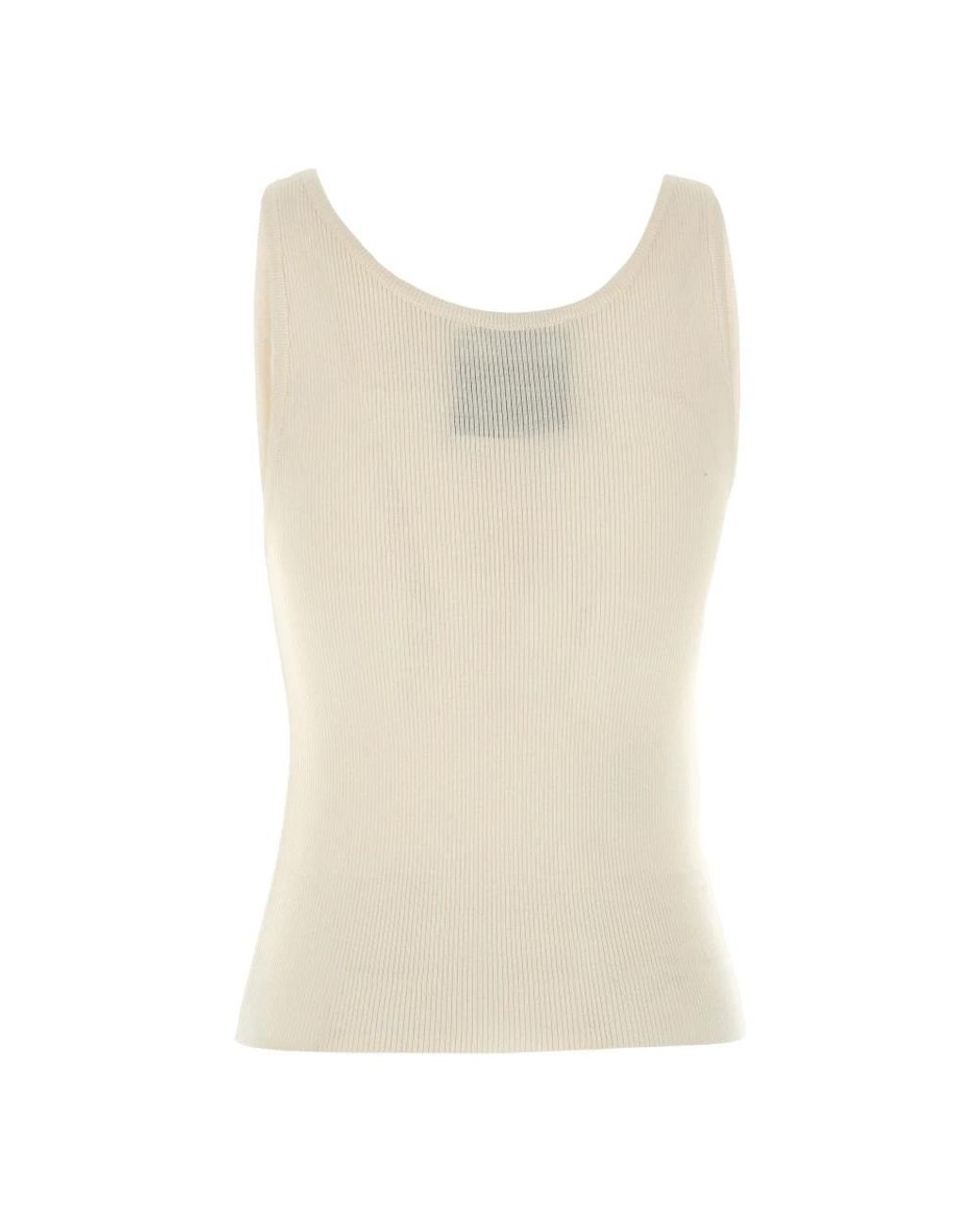 Moschino Natural Sleeveless Tops