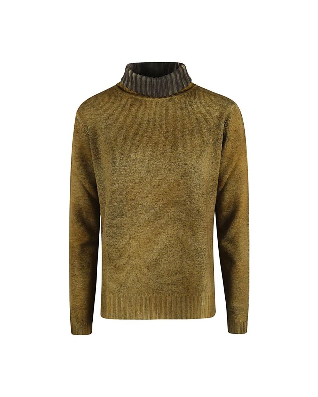 ALESSANDRO ASTE Green Turtlenecks