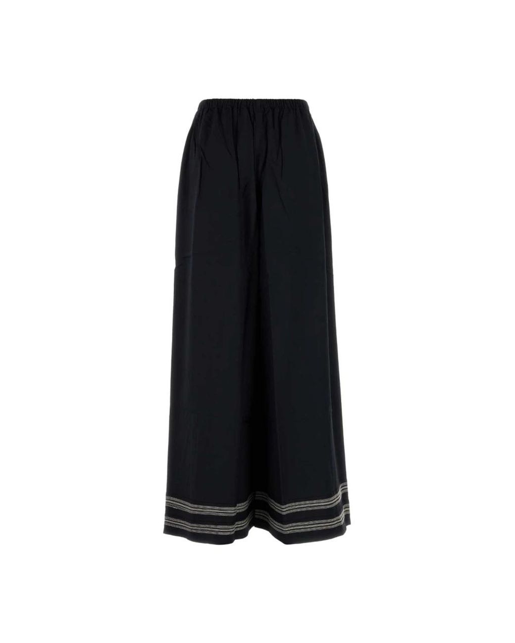Wide Trousers Bode de color Black