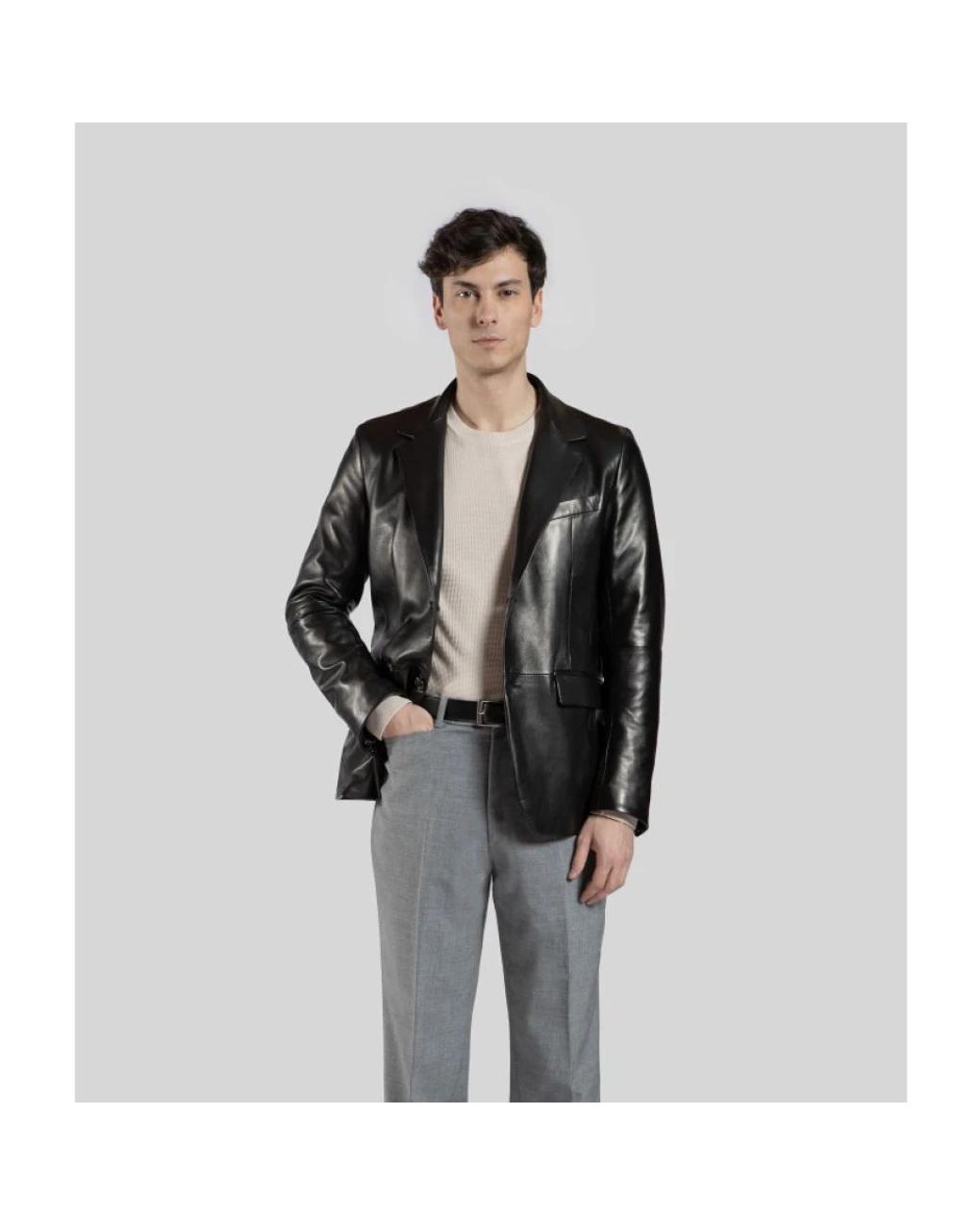 Leather Jackets Gimo's pour homme en coloris Black