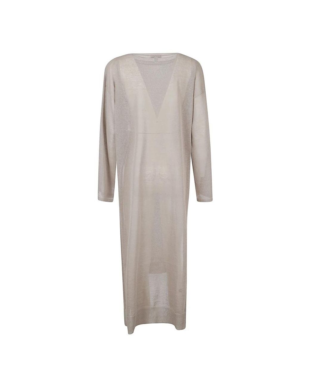 Alaïa Gray Knitted Dresses